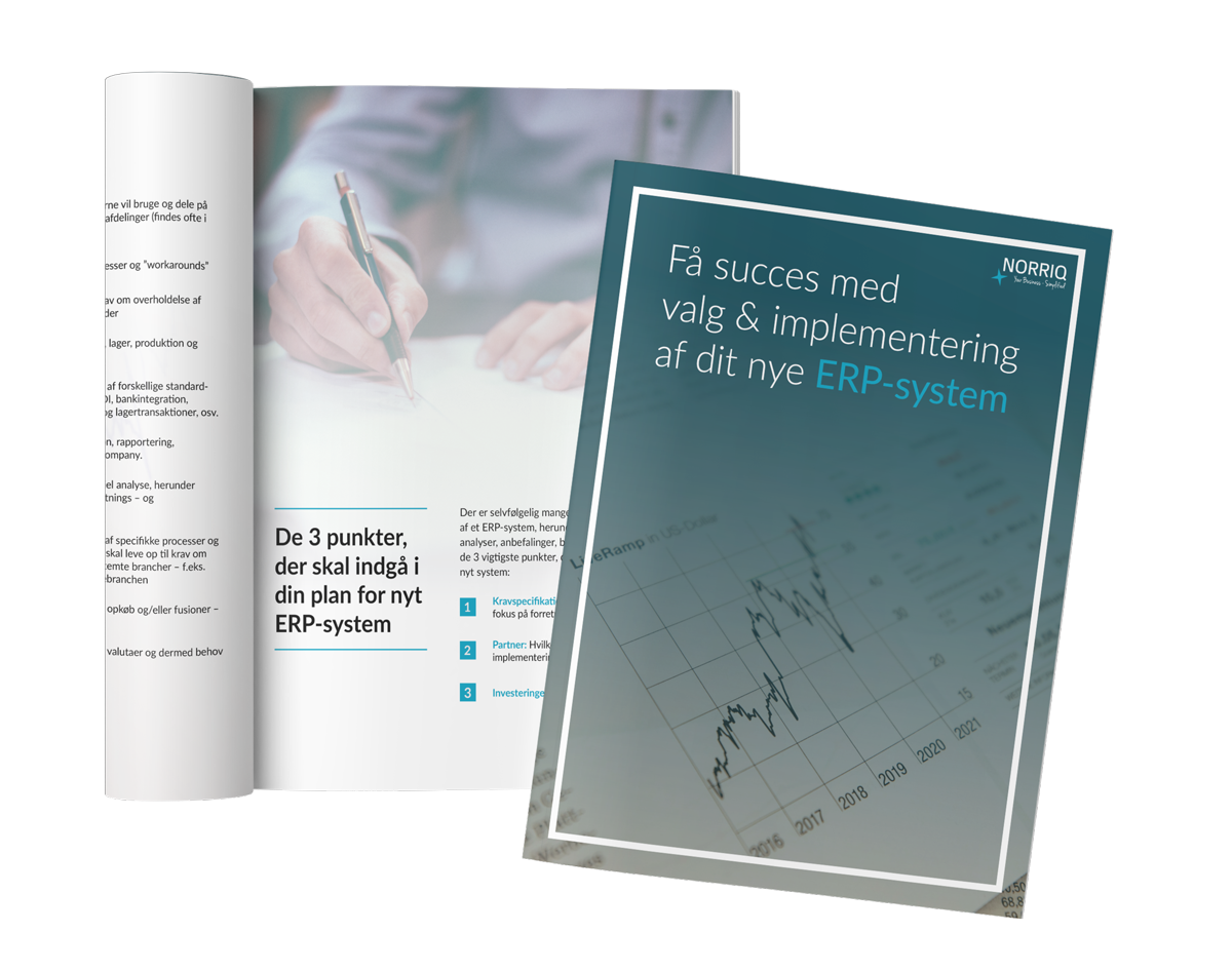 Gratis eBook: Få succes med valg og implementering af ERP