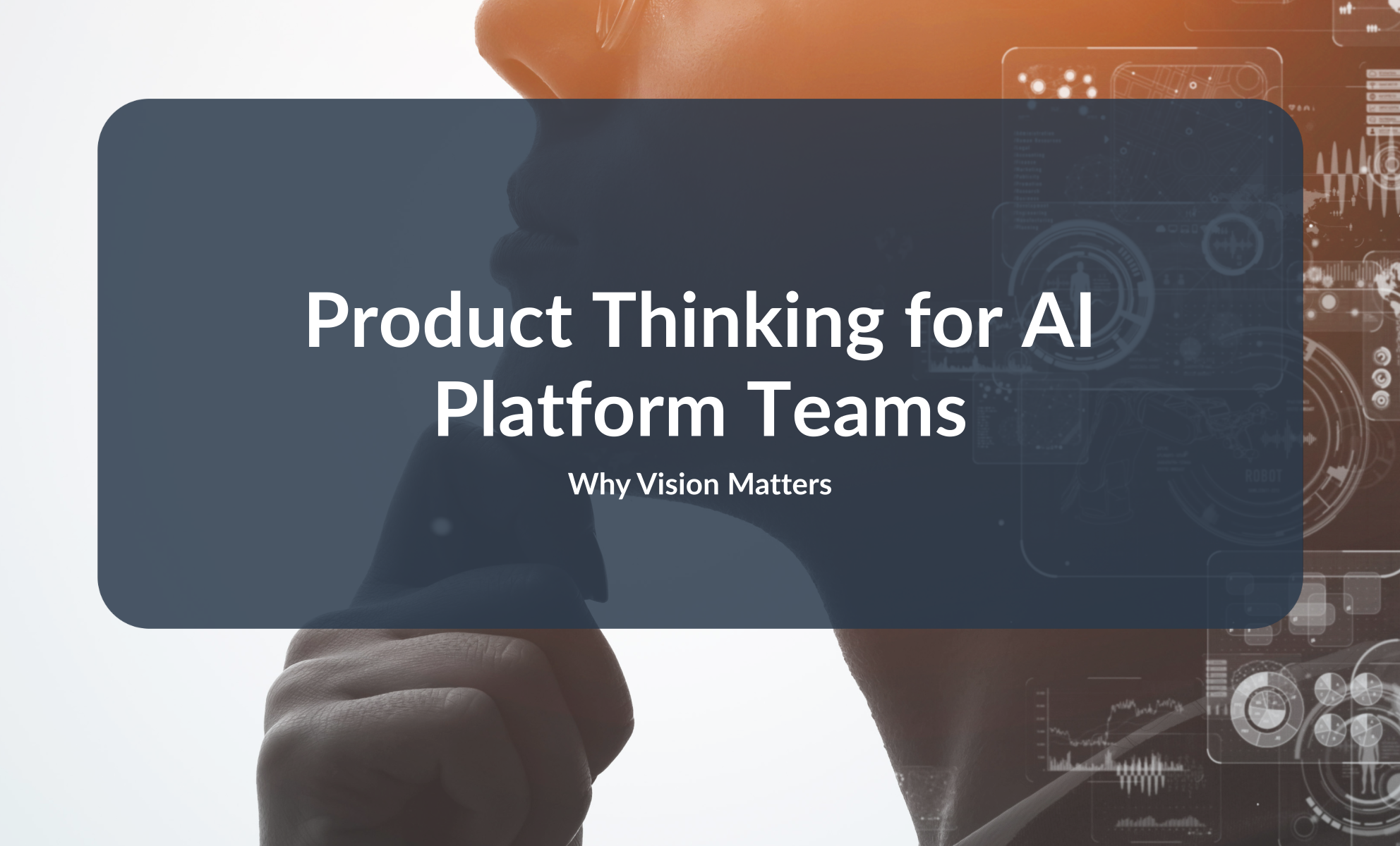 Overlay of "Product Thinking for AI" with NORRIQ branding.