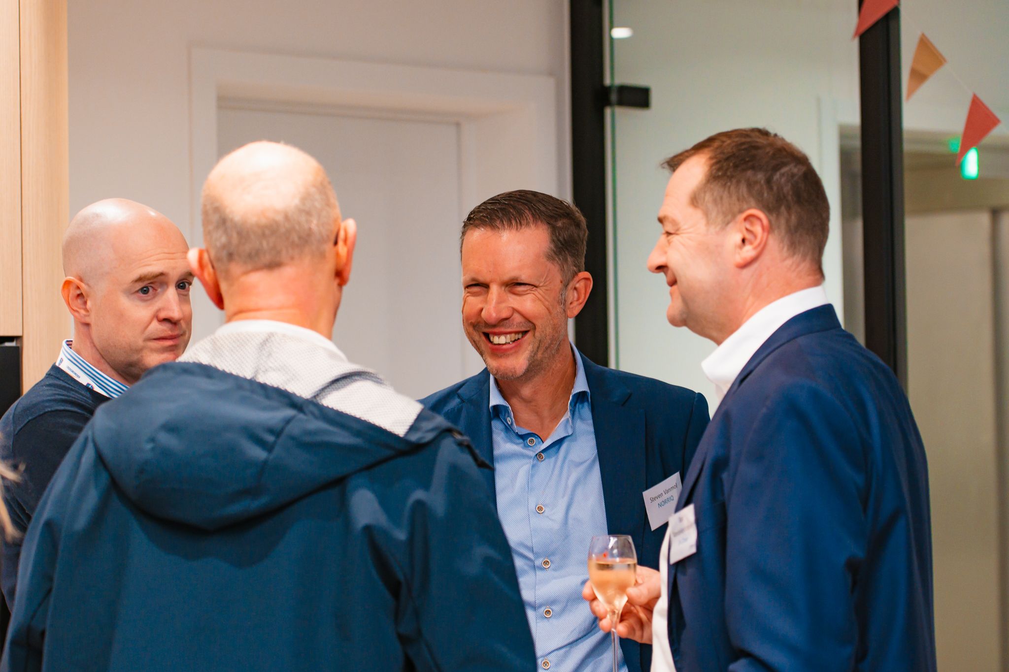 Director of ERP talking to customers