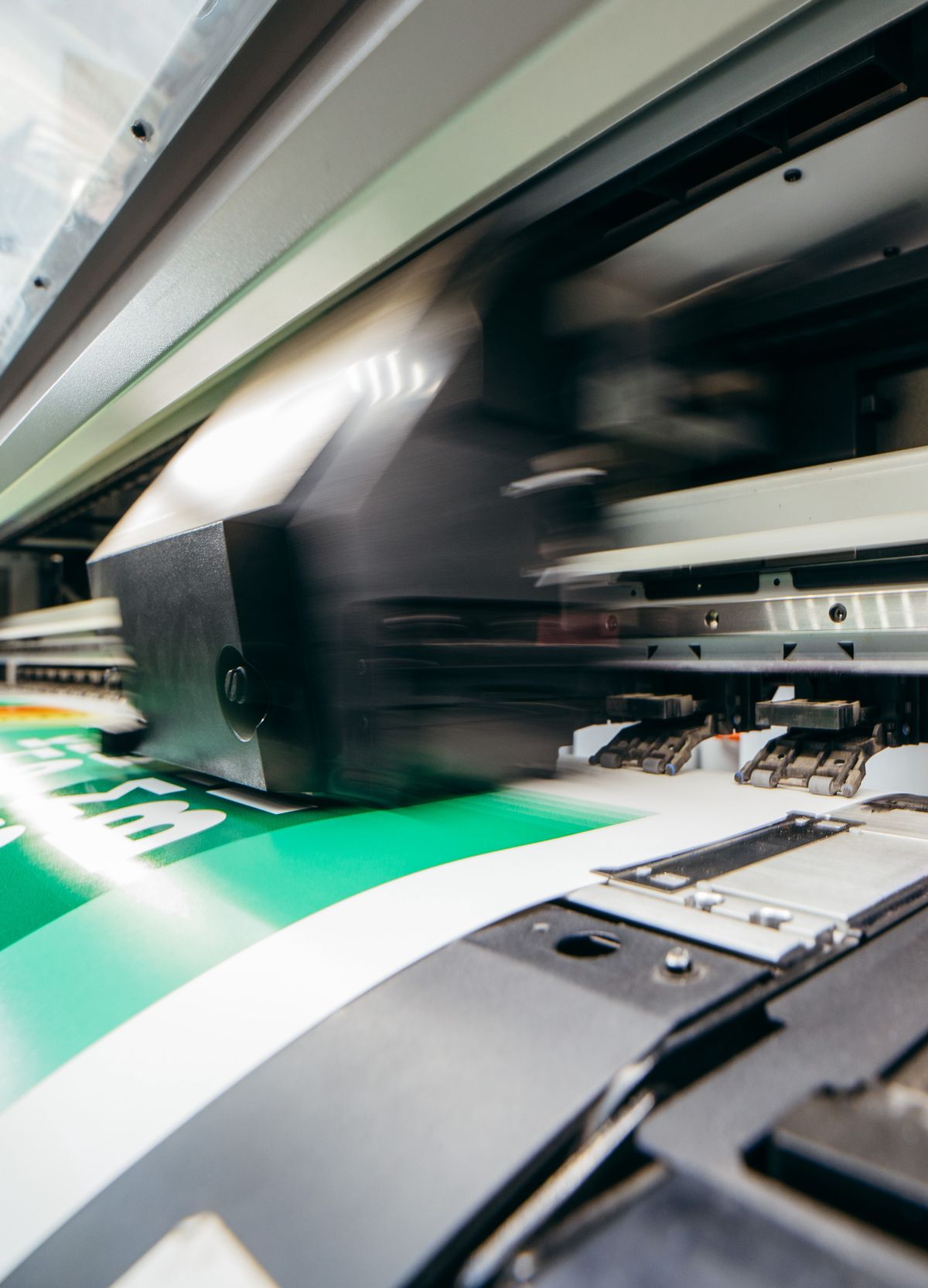 Pressing on paper